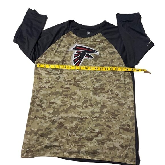 Nike Men's Atlanta Falcons Salute to Service 3/4 Sleeve Tee, Size Large - Picture 7 of 10